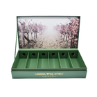 Verde Personalizável 6 garrafas Caixa de presente de vinho de papelão Laminação fosca