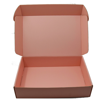 comprar O encarregado do envio da correspondência ondulado cor-de-rosa encaixota a caixa de empacotamento ondulada amigável de Eco online manufacture