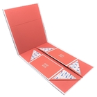 Caixas de presente luxuosas de Papercard do rosa ajustadas para o aniversário das graduações dos casamentos