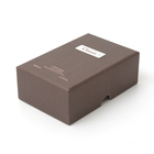 Tampa e base duas partes de papel de Brown luxuoso das caixas de presente com impressão UV do perfume