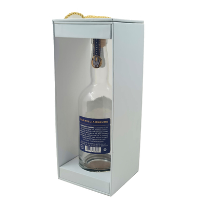 comprar Caixa-presente de vinho de bebida personalizada de qualidade superior com alça para garrafa única de papelão online manufacture