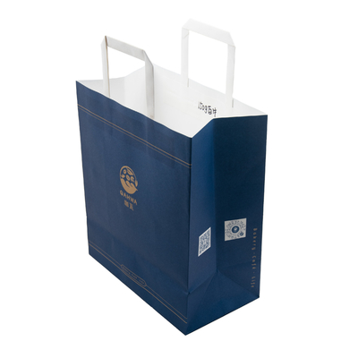 comprar Saco de presente de mão com logotipo impresso para loja de roupas embalagem e compras sacos de papel online manufacture