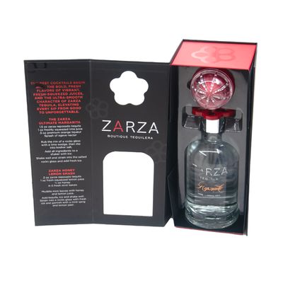 comprar Custom Logo Printed Luxury Black Red Magnetic Folding Cardboard Wine Gift Box online manufacture