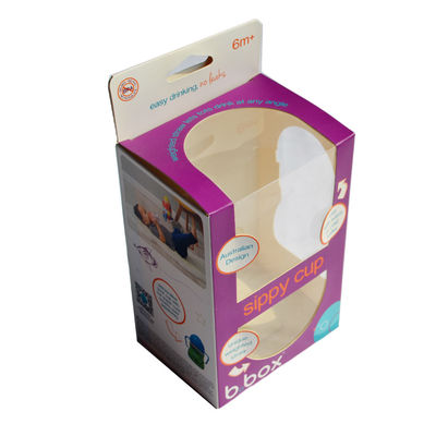 comprar Caixa de papel de garrafa de leite com janela clara online manufacture
