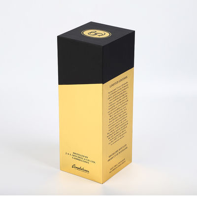 comprar Da tampa aberta superior da aleta da caixa de presente da garrafa de vinho da apresentação caixa da aguardente única online manufacture