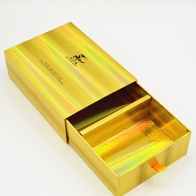comprar Empacotamento rígido luxuoso deslizante UV feito sob encomenda do ODM das caixas de presente da gaveta com aba do desenho do divisor online manufacture