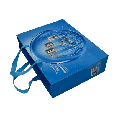 comprar Boutique de compra luxuoso lustroso do saco de papel que empacota o anti risco 190gsm para o cosmético online manufacture