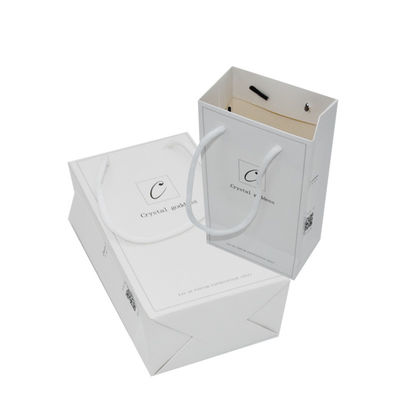 comprar Do certificado de papel feito sob encomenda dos sacos de compras ISO9001 da promoção bolsas brancas online manufacture