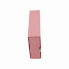 Caixa de presente cosmética do couro sintético que empacota a caixa cor-de-rosa rígida do fósforo da gaveta 400gsm de papel push pull