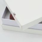 caixas de presente 300g luxuosas brancas caixa de empacotamento dos cuidados pessoais do MDF Skincare de 30cm x de 30cm com fita