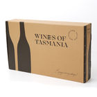 A cor de Pantone corrugou a caixa de transporte de papel do vinho do encarregado do envio da correspondência