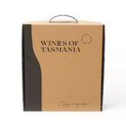 Caixa de transporte ondulada do encarregado do envio da correspondência 3B para o uísque Champagne Packing da vodca do vinho