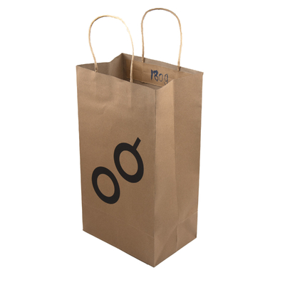 Sacos de papel Kraft reciclados para restaurantes