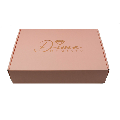 A joia corrugou caixas de transporte Logo Cardboard Mailer Box feito sob encomenda