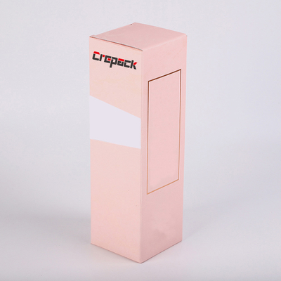 A única garrafa cor-de-rosa perfuma caixas de empacotamento cosméticas com inserção pica interior